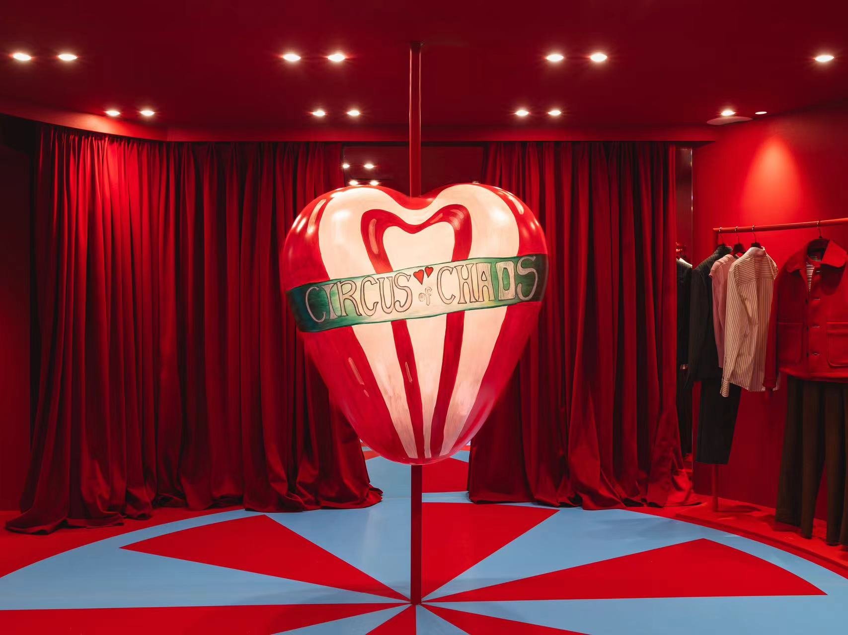 Zara's circus-themed popup in Shanghai