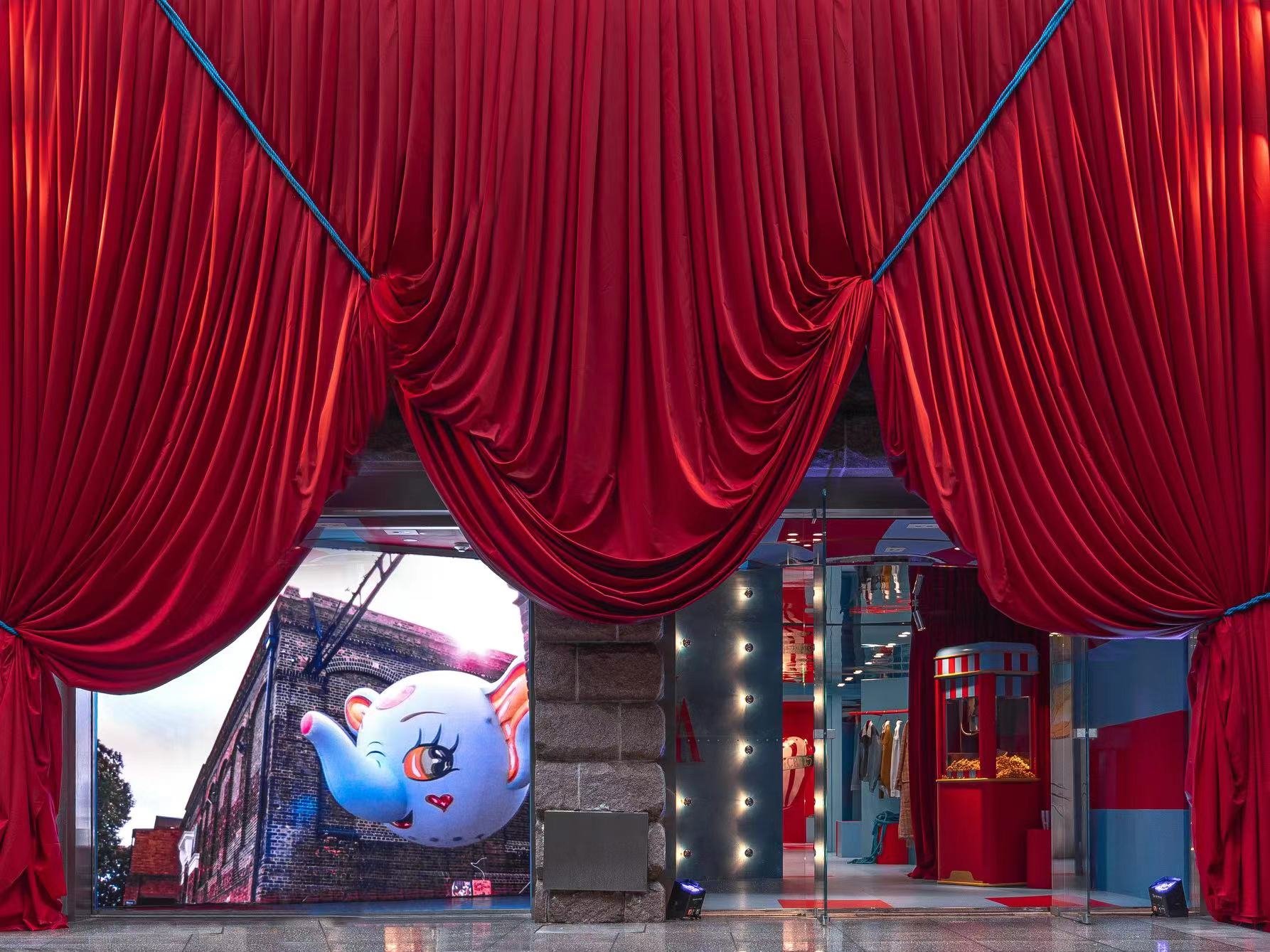 Welcome to the big top - Zara's pop up in Shanghai