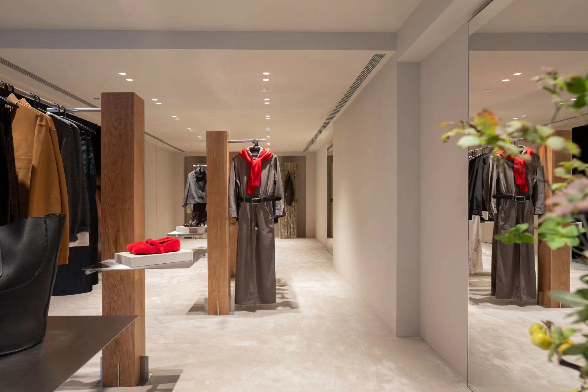 inside the Zara popup Anfu Road Shanghai