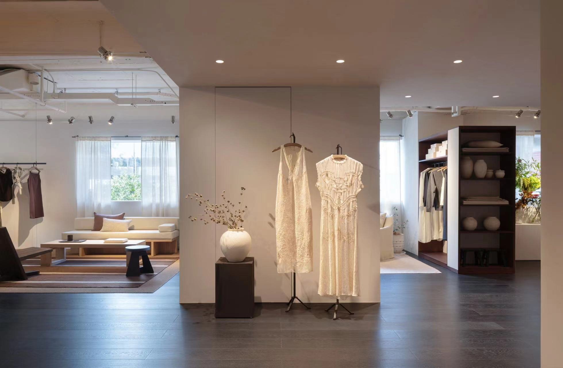 Inside the Zara pop up on Anfu Lu in Shanghai's former French Concession
