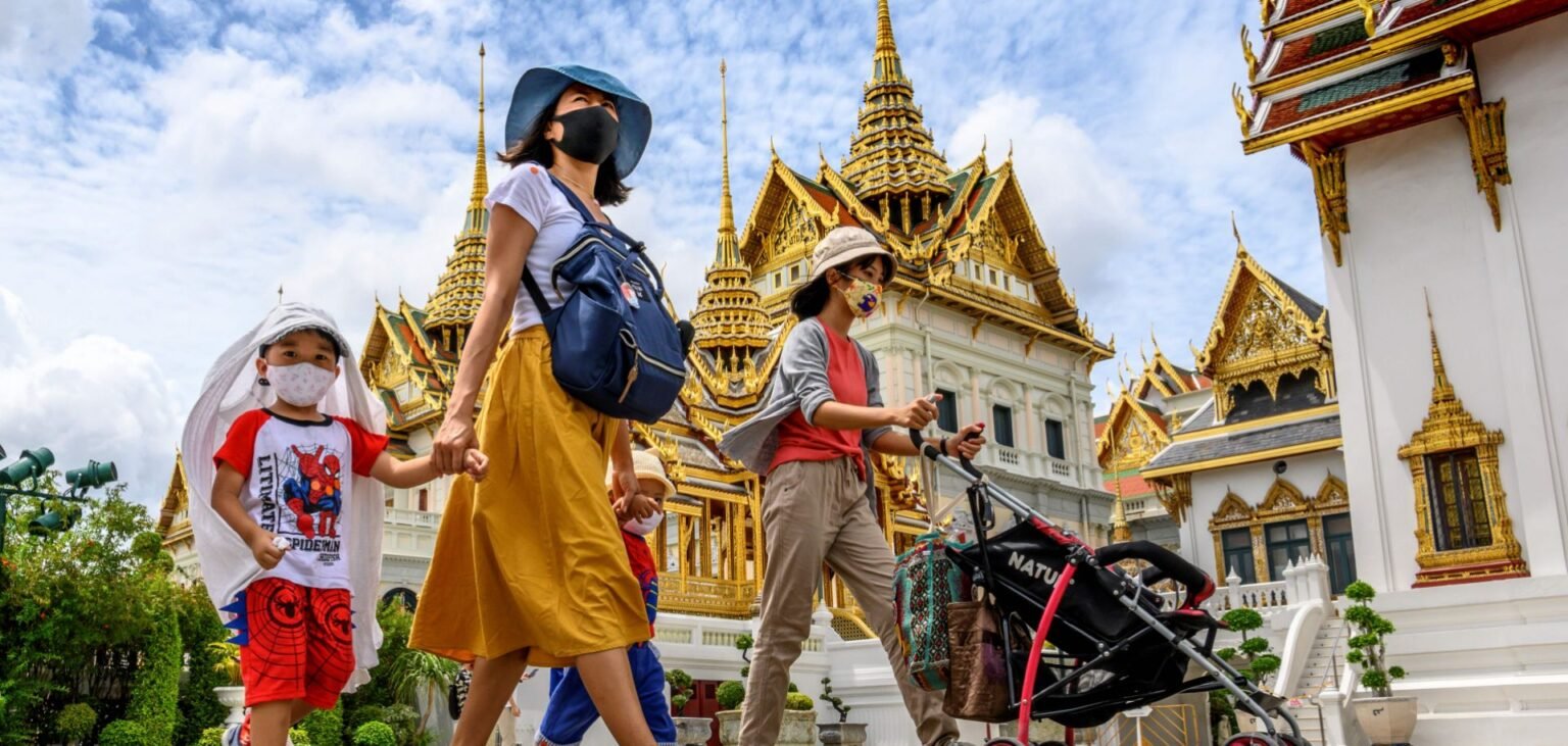 Chinese tourists in Thailand, a long-time favourite destination.